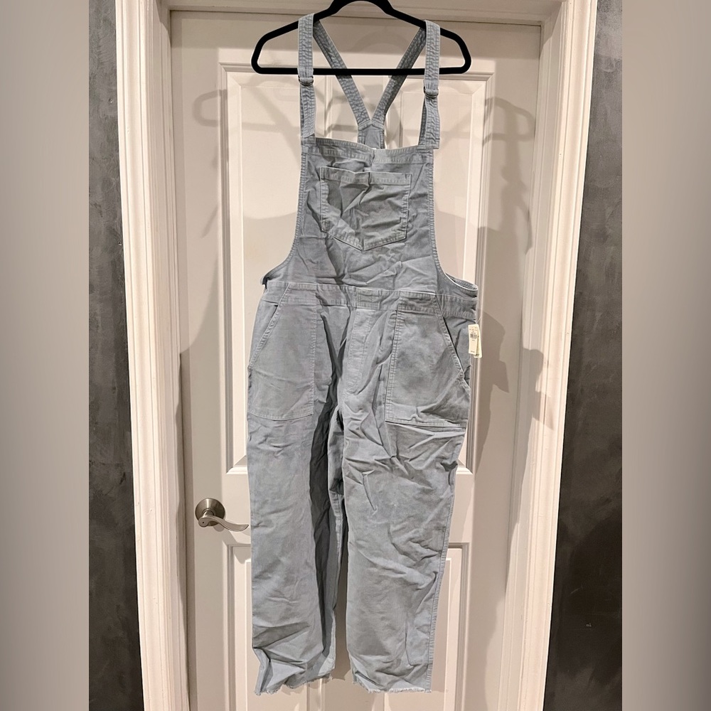 NWT American Eagle Light Blue Corduroy Overalls